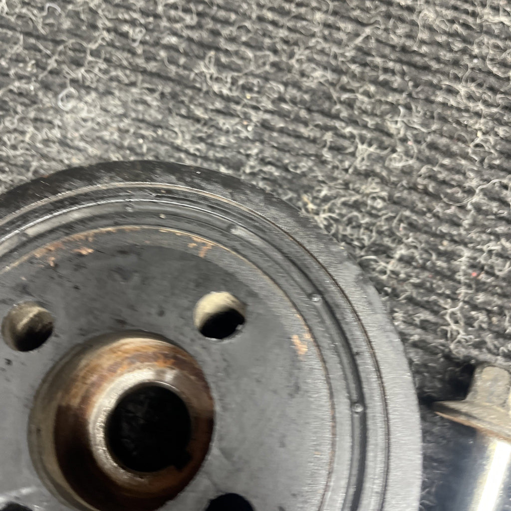 ☑️ Subaru Ej25 SOHC Crankshaft Pulley With Bolt OEM 2012 Impreza WRX STI