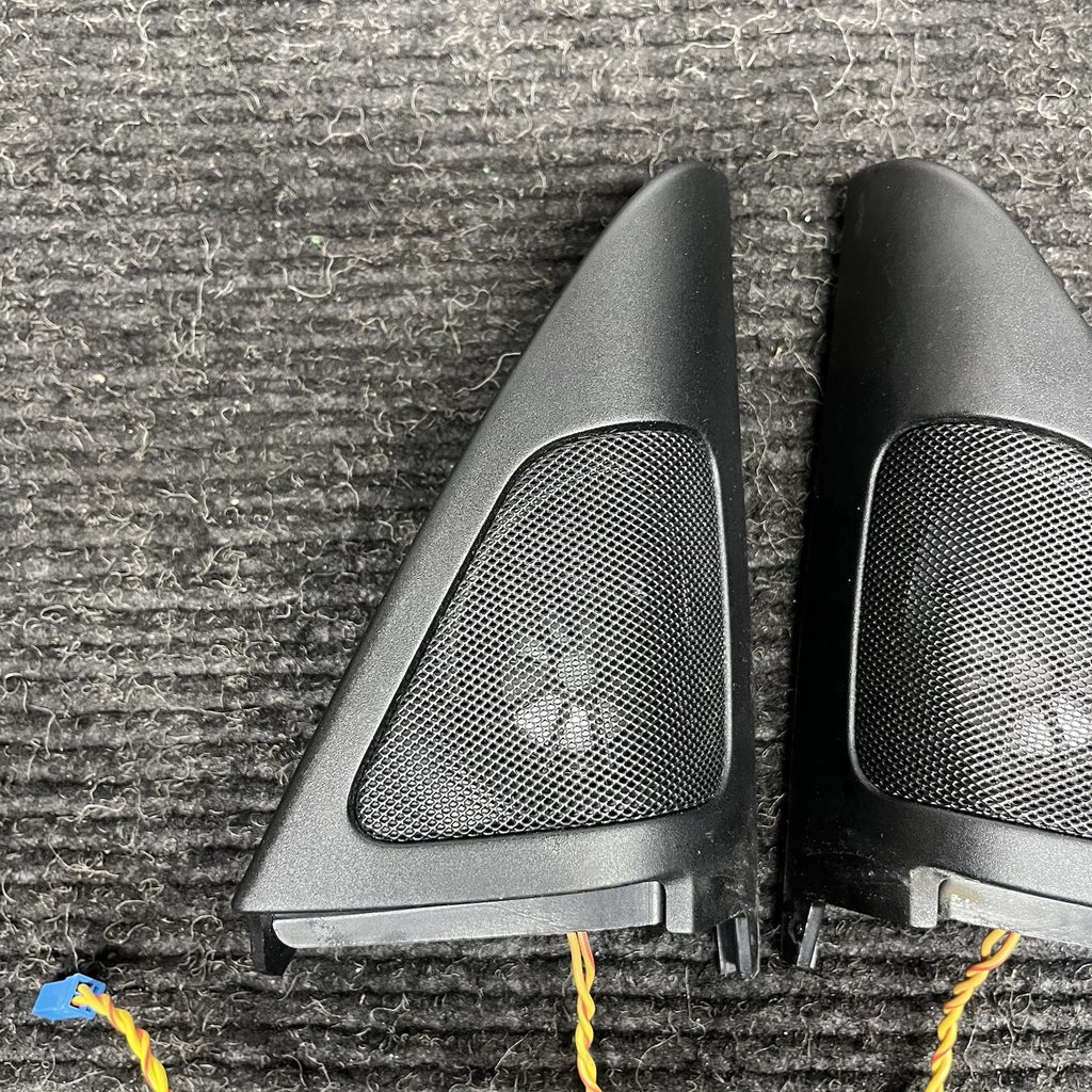 ☑️ 07-13 OEM BMW E92 E93 335 M3 Front Left Right Door Tweeter Speaker Cover SET
