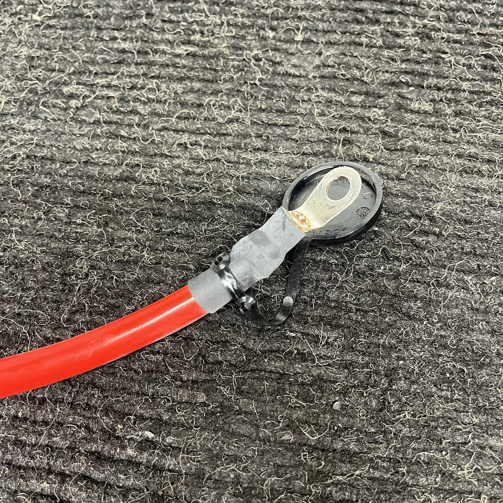 ☑️ 06-13 OEM BMW E82 E90 E92 E88 Battery Plus Pole Terminal Positive Red Cable