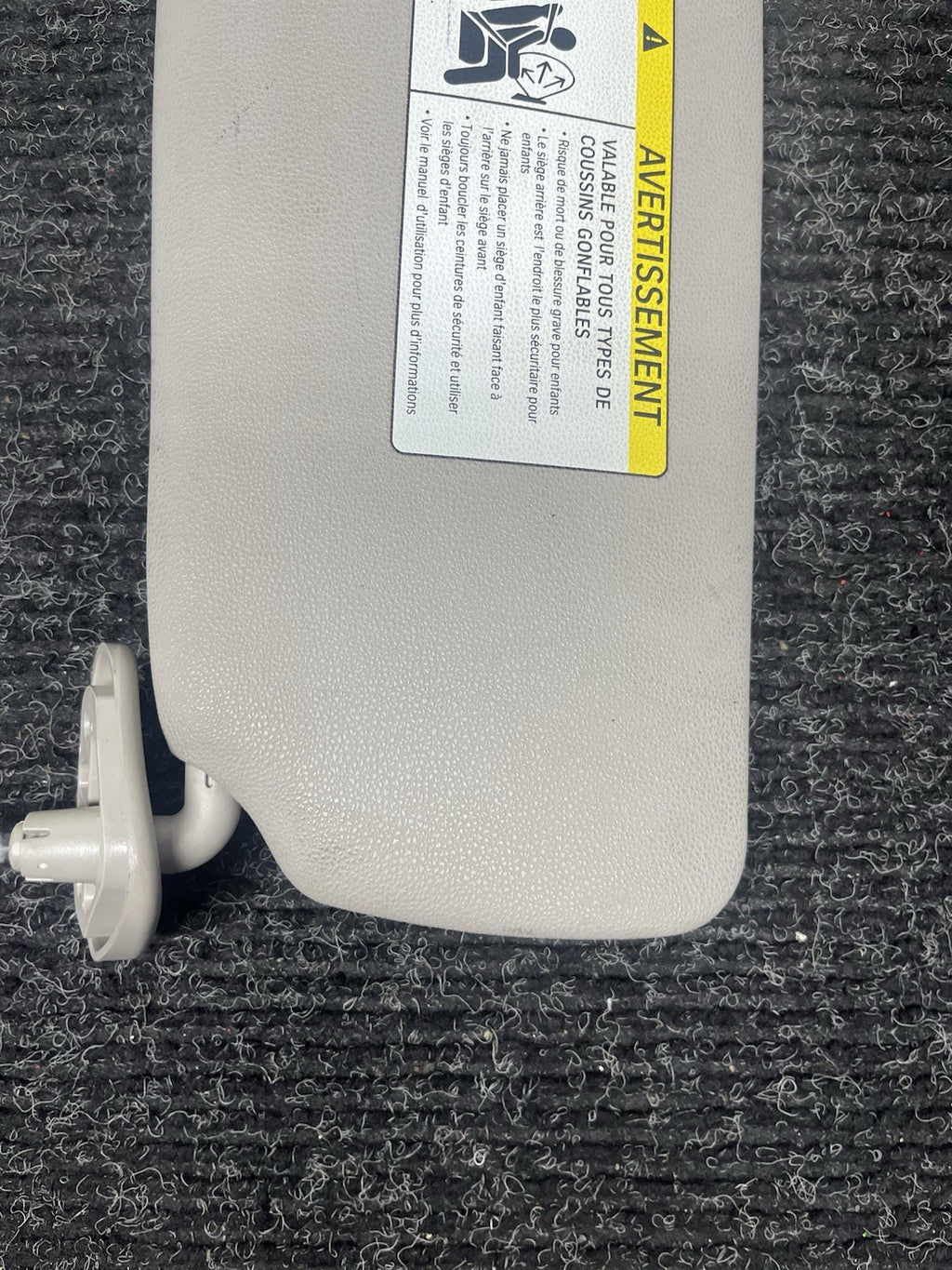 ☑️ 2006-2013 BMW E82 Sun Visor Shade Set Visors Left Right Pair Gray OEM