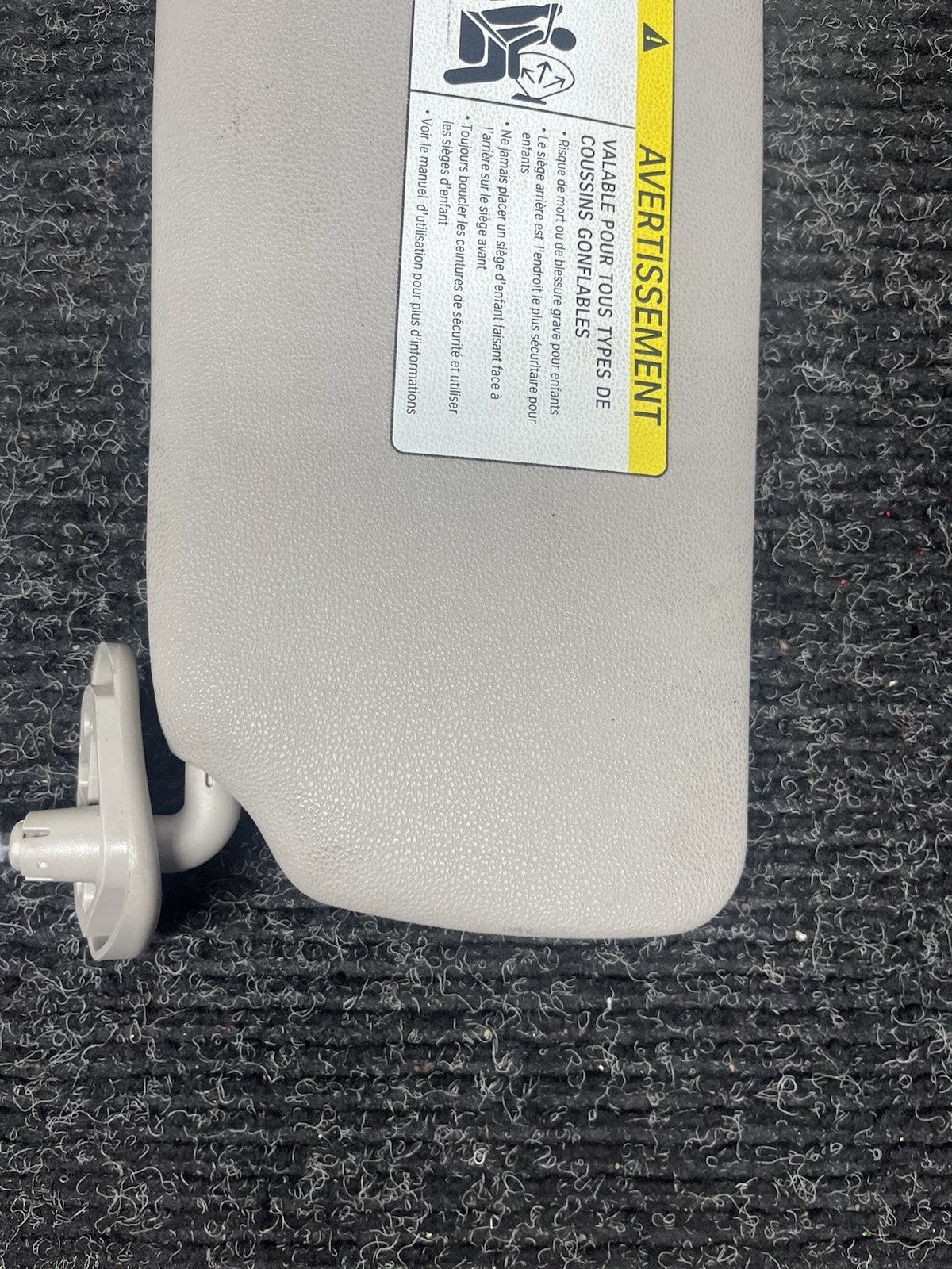 ☑️ 2006-2013 BMW E82 Sun Visor Shade Set Visors Left Right Pair Gray OEM