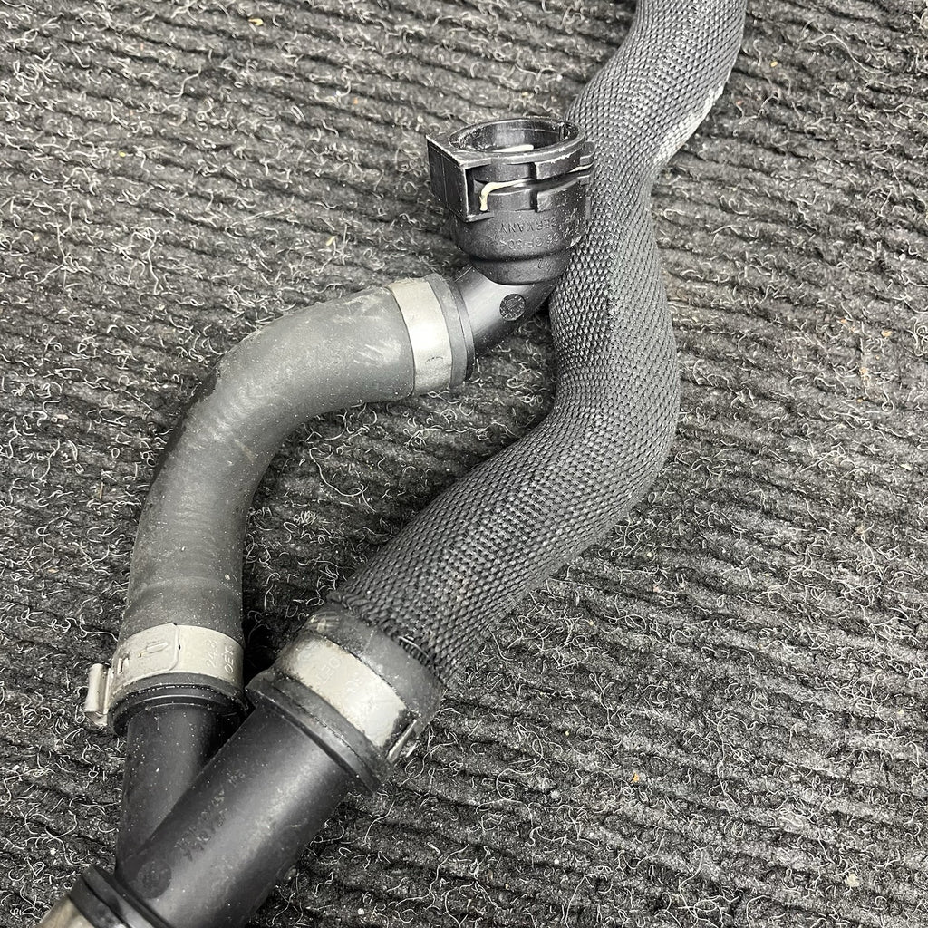 ☑️ 08-14 BMW E70 E71 X5 X6 35i N55 Engine Lower Radiator Coolant Hose Pipe OEM