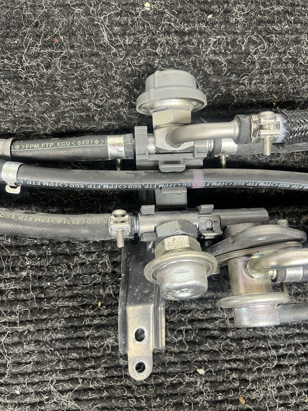 ☑️ 08-21 SUBARU WRX STI OEM FUEL RAIL PRESSURE DAMPER DAMPERS PAIR LINES GENUINE