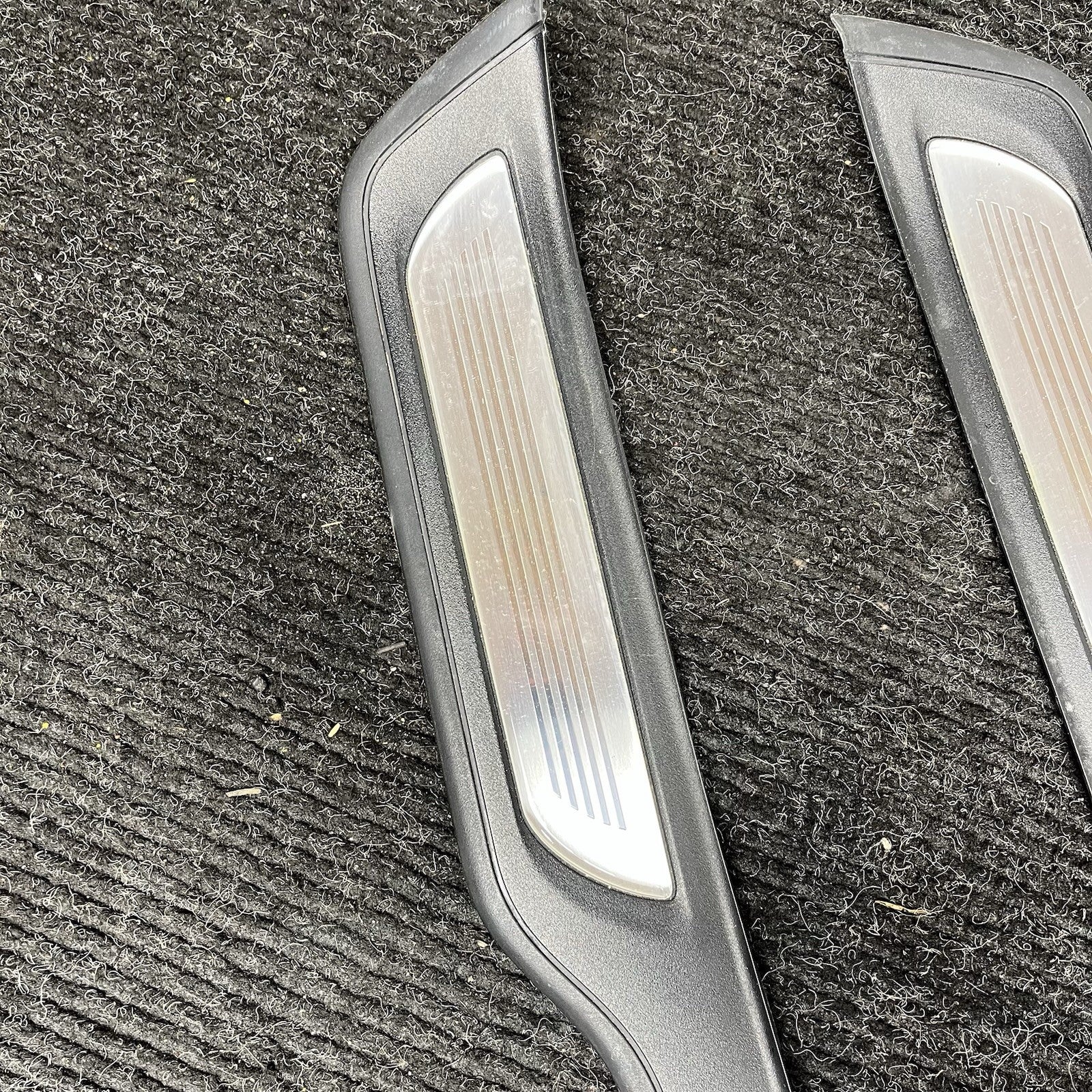 ☑️ 08-11 OEM BMW E90 M3 Door Sill Entrance Molding Trim Rear Left Right Pair