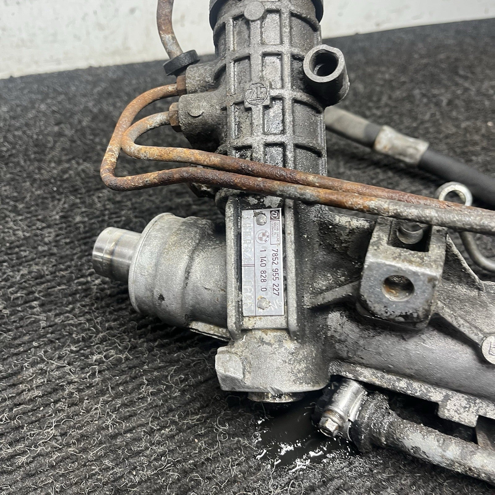 ☑️ 91-02 BMW E36 3 Series M3 Z3M Hydraulic Power Steering Rack and Pinion ZF OEM
