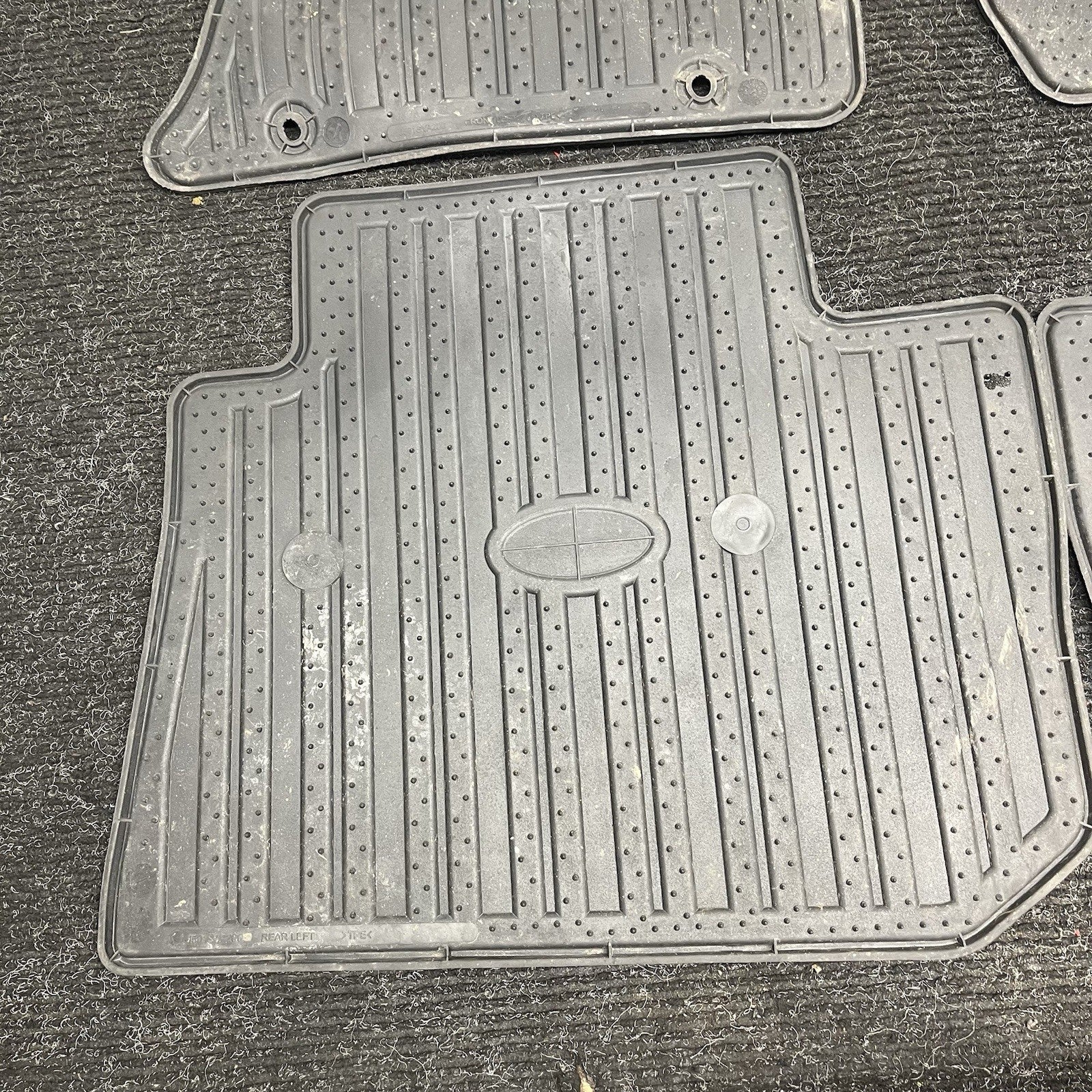 ☑️ SUBARU WRX STI 2.5L 2015 ALL WEATHER RUBBER FLOOR MAT SET J501SVA200 OEM
