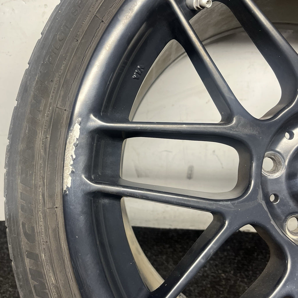 ☑️ APEX ARC-8 WHEEL RIM TIRE 19 X 9 ET 28 BLACK MICHELIN PS AS4 235/40/19