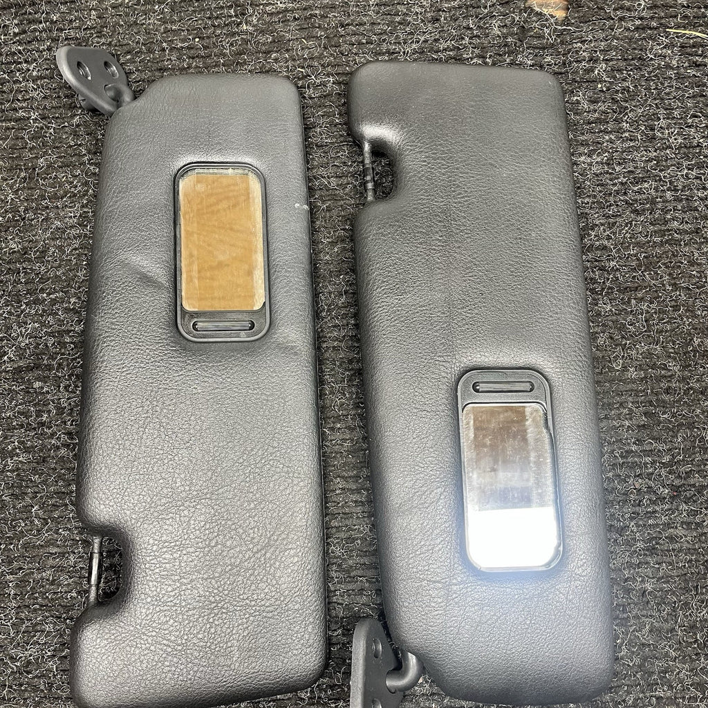☑️ 01-06 BMW E46 3-SERIES CONVERTIBLE SET OF 2 FRONT LEFT & RIGHT SUN VISOR OEM