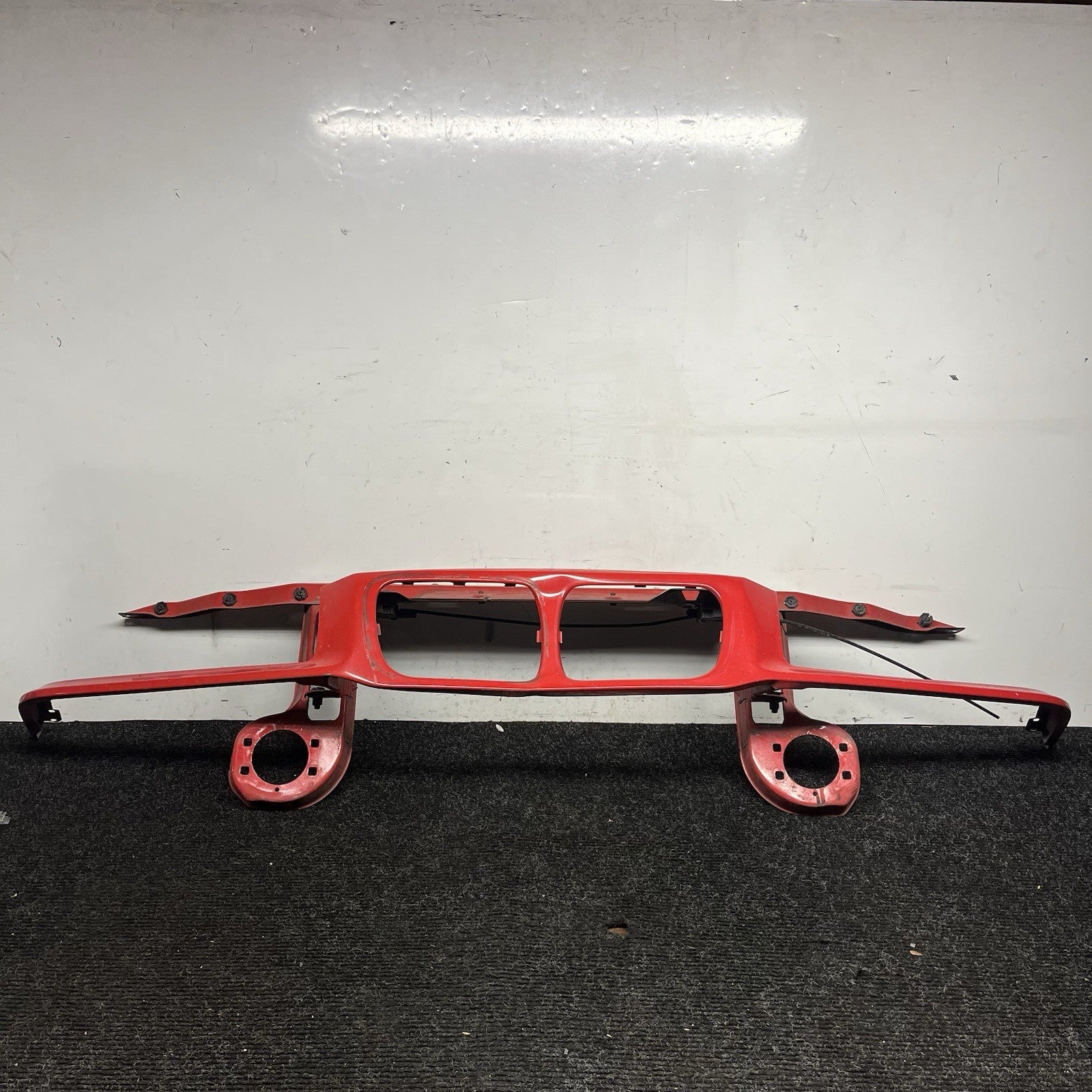 ☑️ 91-99 BMW E36 3 Series M3 Front Clip Radiator Core Support Panel Hellrot OEM