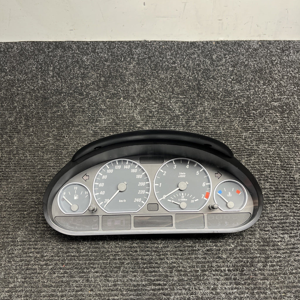 ☑️02-06 BMW E46 330Ci Coupe Convertible Instrument Gauge Cluster Manual OEM 282k