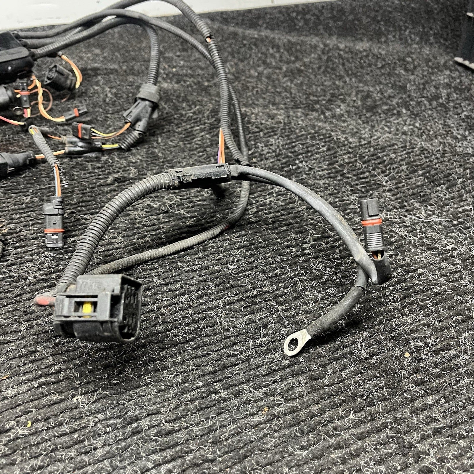 ☑️ Engine N54 Motor Injector Wiring Harness Cable Injection Plug OEM BMW