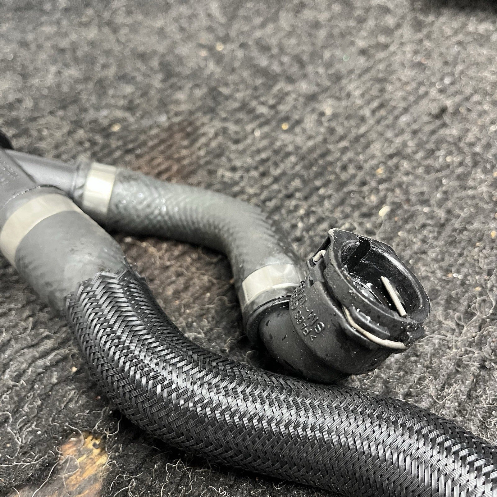 ☑️ 08-19 BMW E70 F15 X5 Engine Radiator Coolant Water Hose Line Set OEM