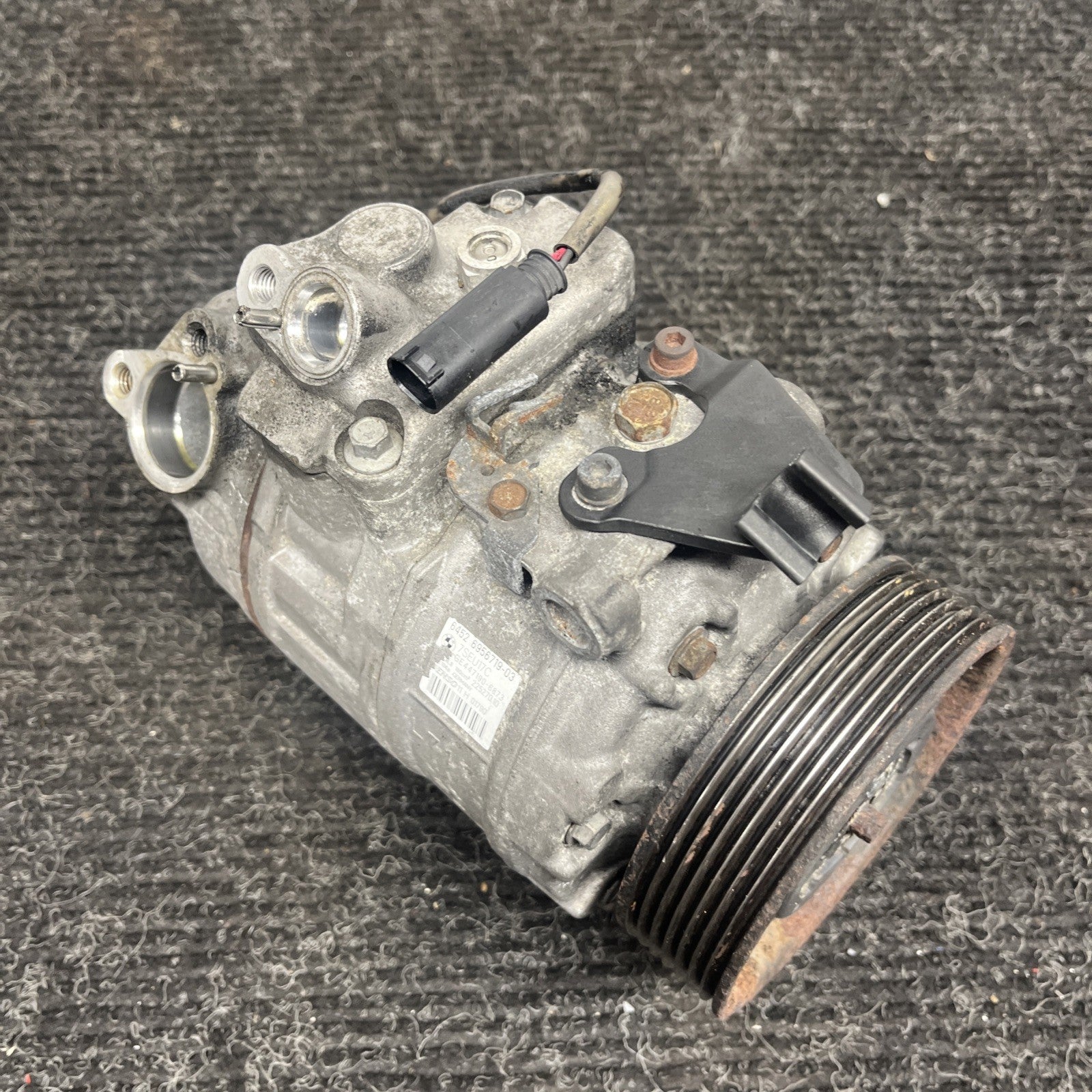 ☑️ BMW E92 135i 335i N54 N55 ENGINE A/C AC COMPRESSOR AIR CONDITIONING UNIT OEM