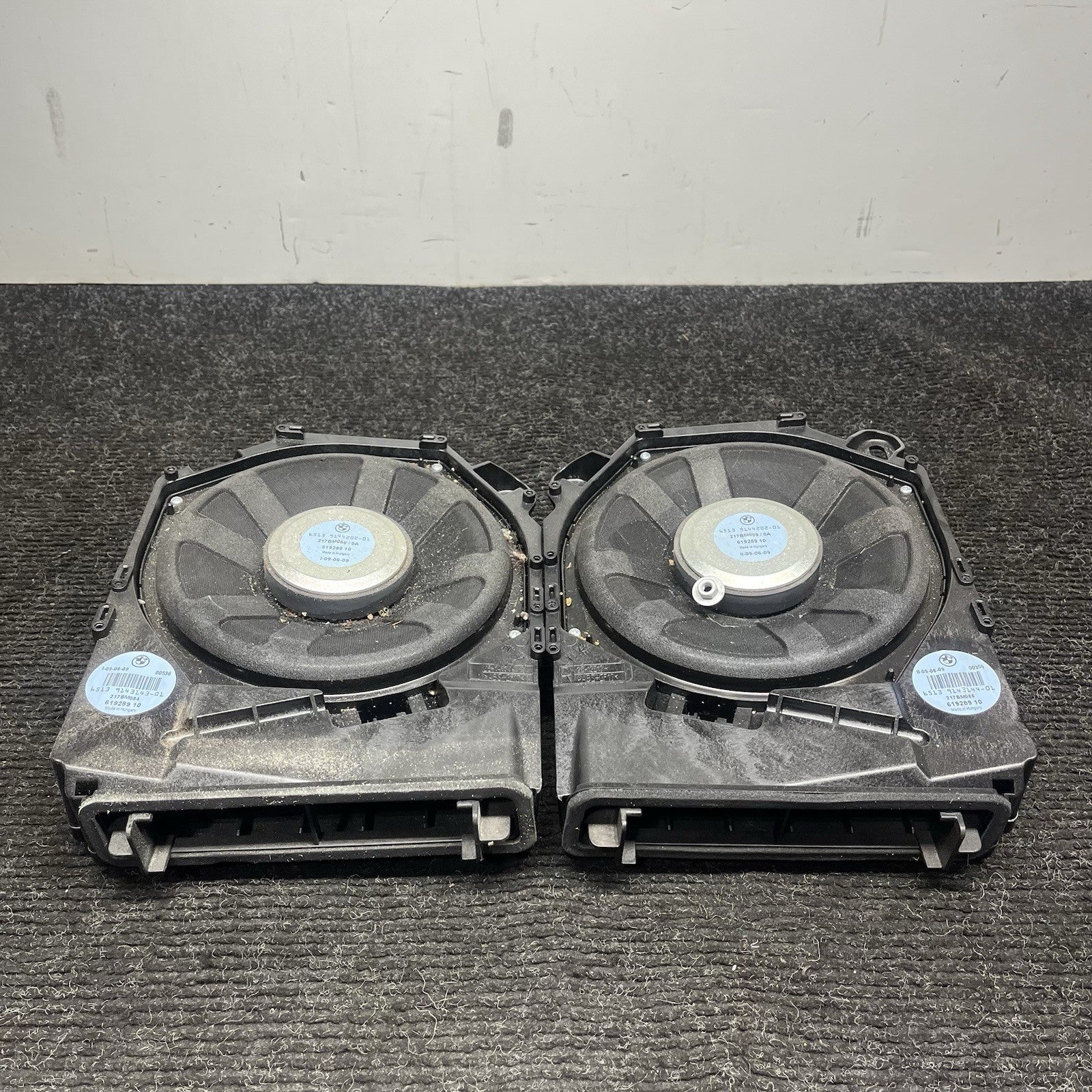 ☑️ 06-13 OEM BMW E82 E90 E92 E93 HiFi Bass Audio Speaker Sub Subwoofers Pair