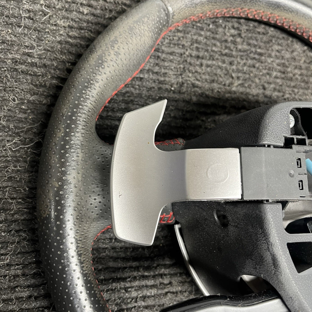 ☑️ 2013-2016 SCION FRS Subaru BRZ OEM Steering wheel Red Stitched Shift Paddles