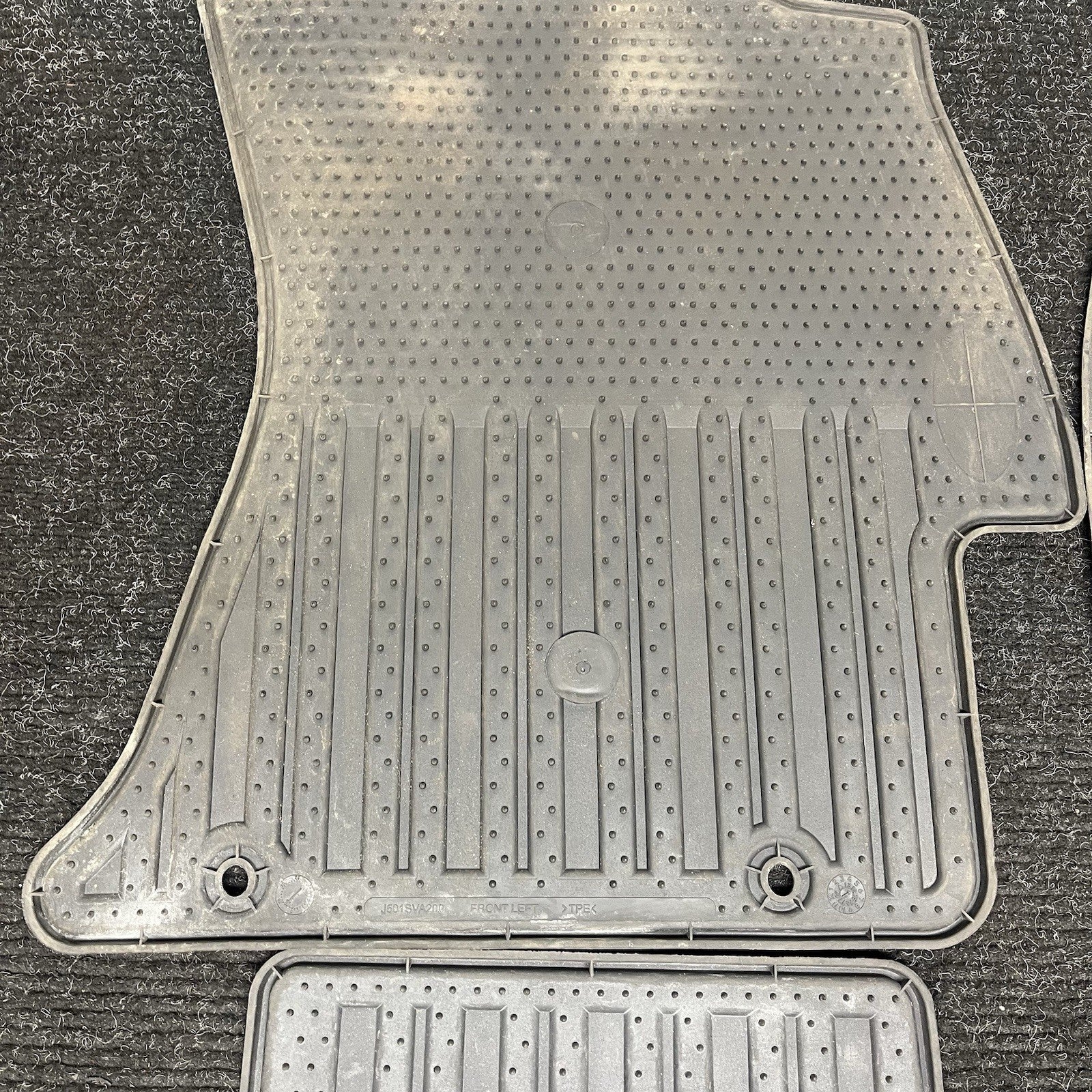 ☑️ SUBARU WRX STI 2.5L 2015 ALL WEATHER RUBBER FLOOR MAT SET J501SVA200 OEM