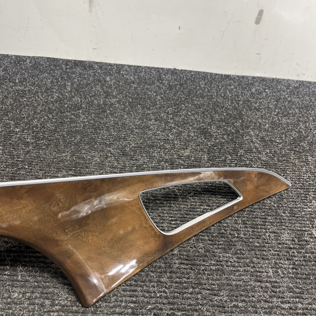 ☑️ 2012-2018 Audi A6 S6 Front Passenger Door Panel Trim Wood Grain Right