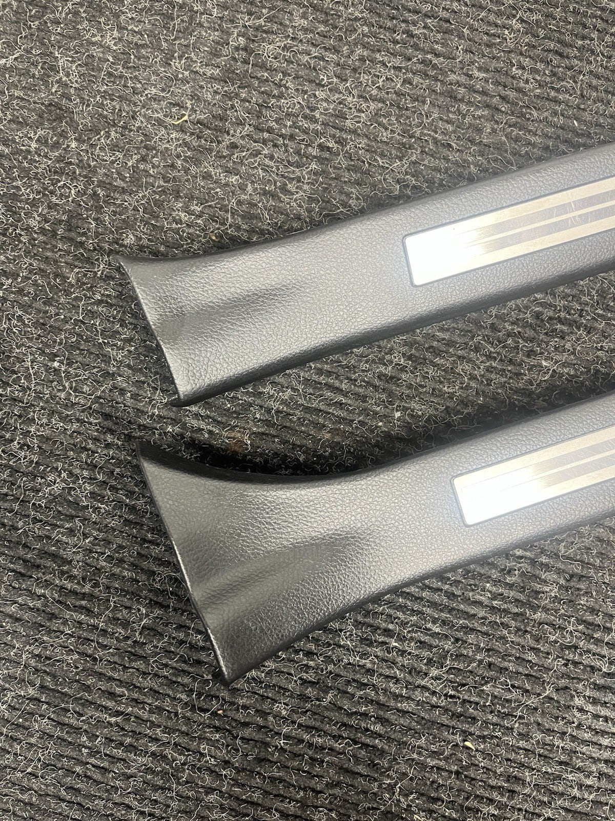 ☑️ 2015-2021 Subaru WRX STI Front Door Sill Trim Set OEM LU85
