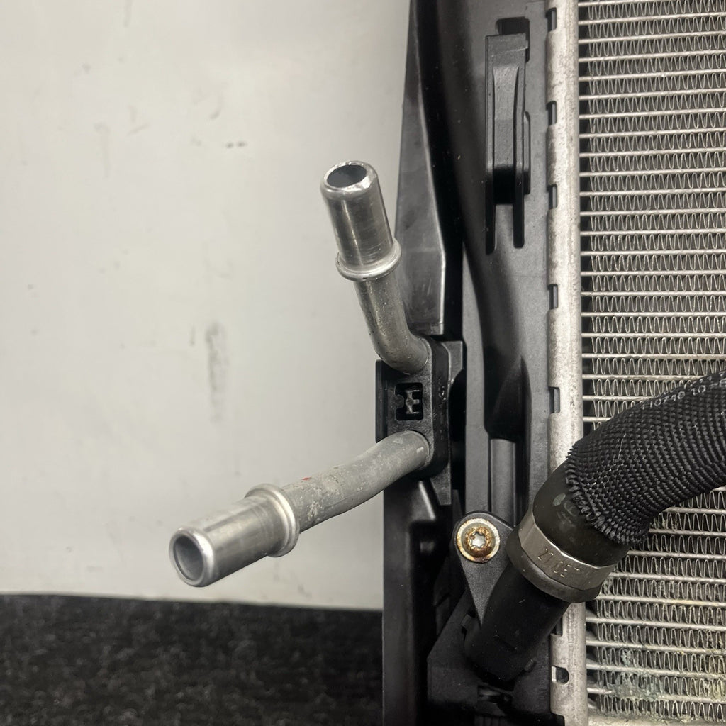 ☑️ 07-13 BMW E92 N54 335i RADIATOR A/T TRANSMISSION OIL COOLER W CONDENSER OEM