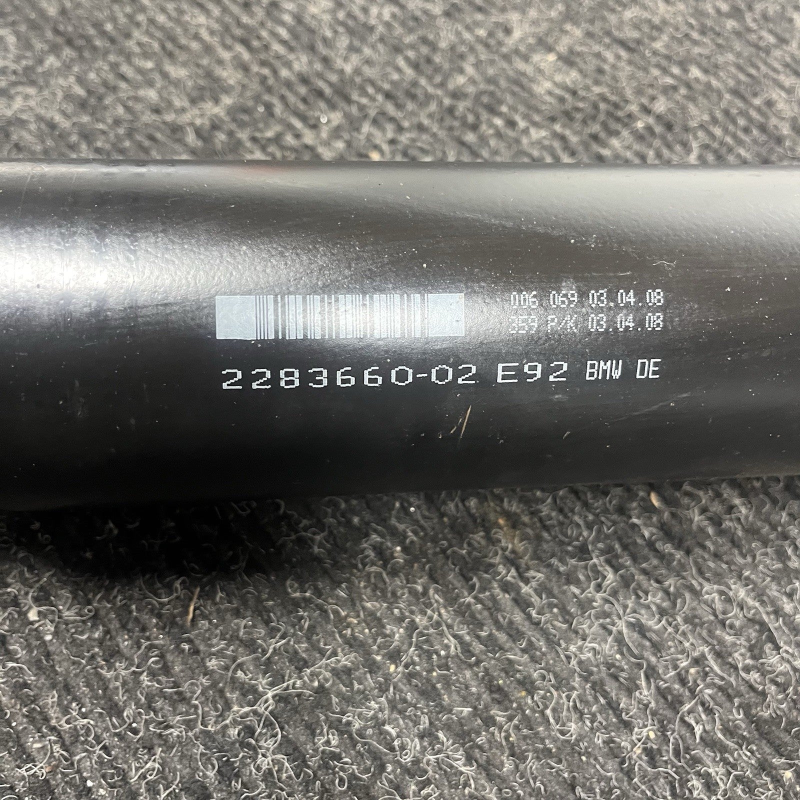 ☑️ 08-13 BMW E90 E92 E93 M3 6 Speed Manual Transmission Driveshaft Drive Shaft