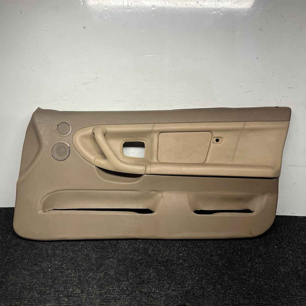 ☑️ 1994-99 BMW E36 PASSENGER SIDE DOOR PANEL RIGHT BEIGE CARD CONVERTIBLE COUPE