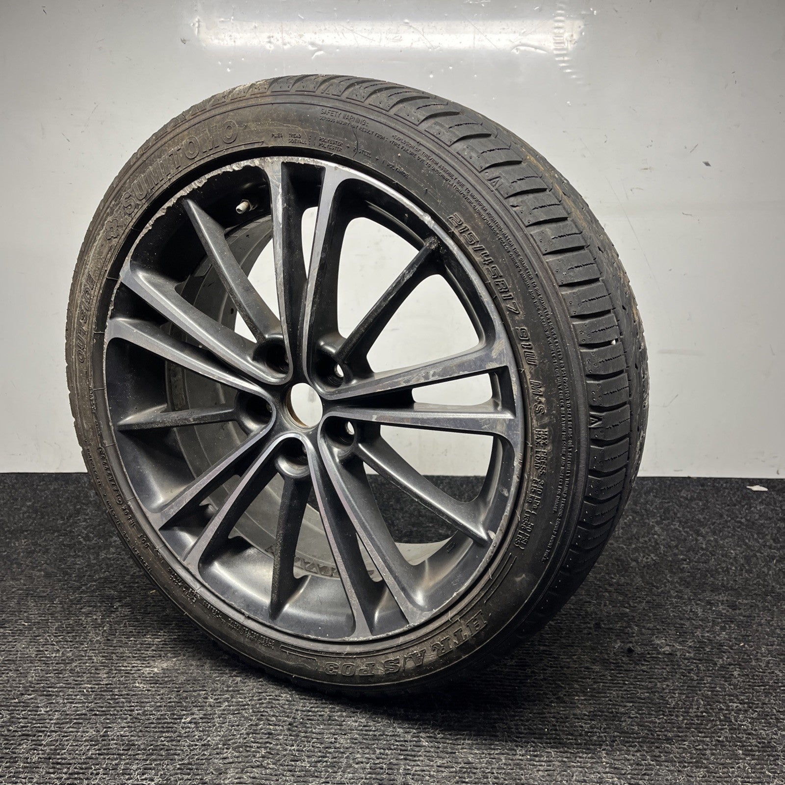 ☑️ 2013-2016 Scion FRS  17” Factory Rim 17x7 BLACK W/CHROME OEM 28111CA010