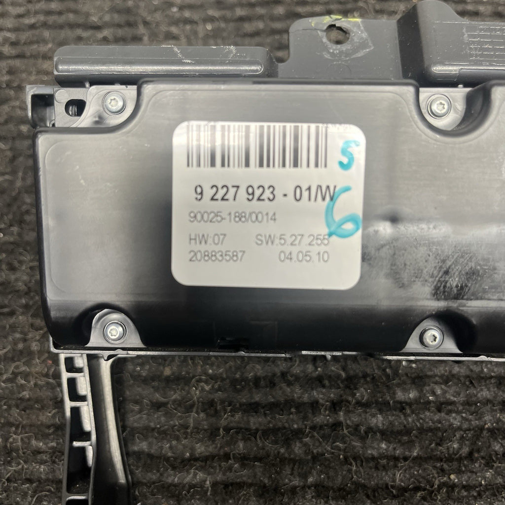 ☑️ 2007 - 2012 BMW X5 E70 CLIMATE CONTROL UNIT 114191 9227924 61319208218