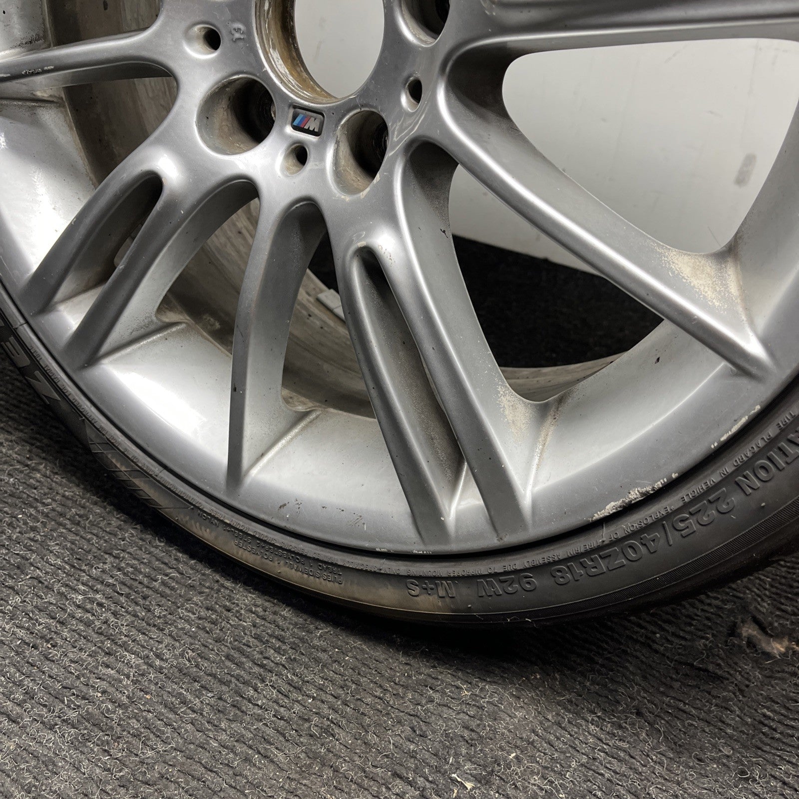☑️ BMW OEM Front Alloy Wheel Rim M Sport Style 193 BMW 328 335 18 inch Bad Tire*