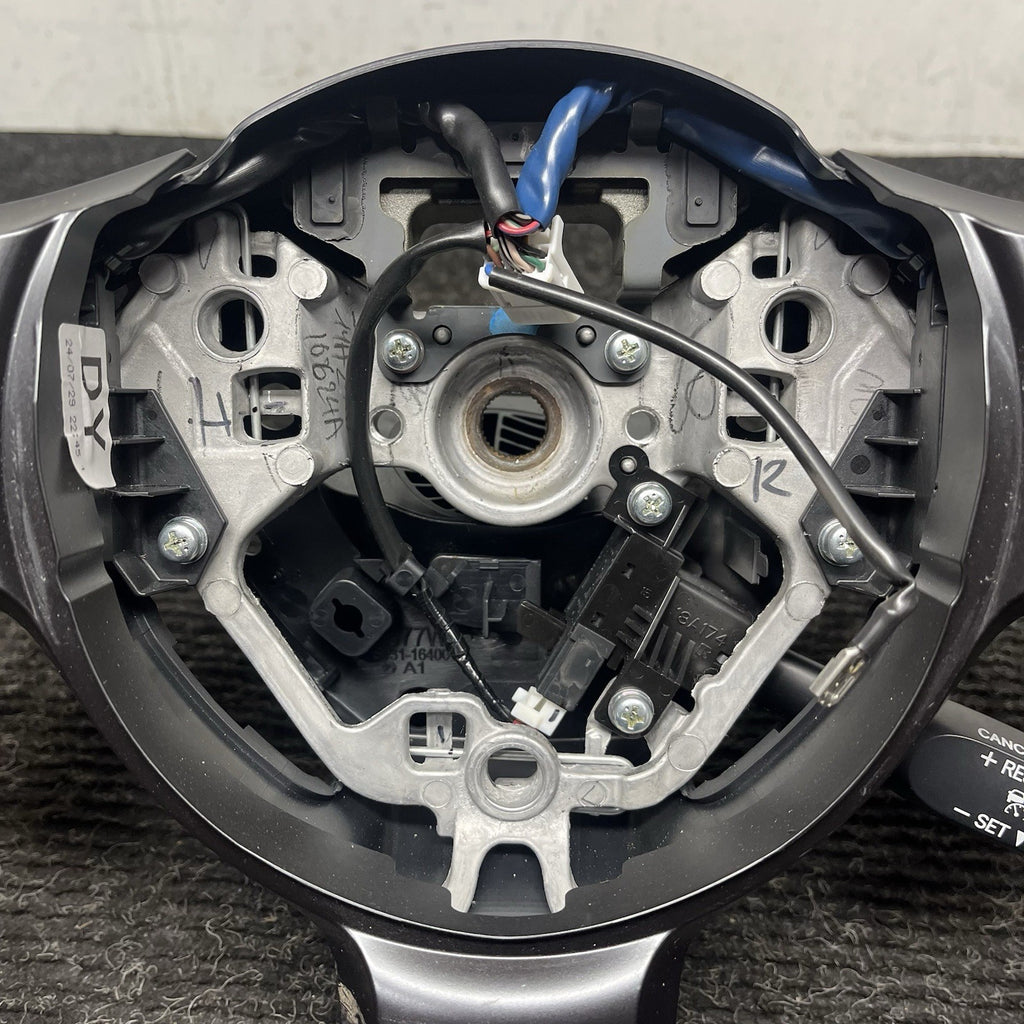 ☑️ 22-24 SUBARU BRZ STEERING WHEEL LEATHER BLACK OEM MANUAL GS131-16410