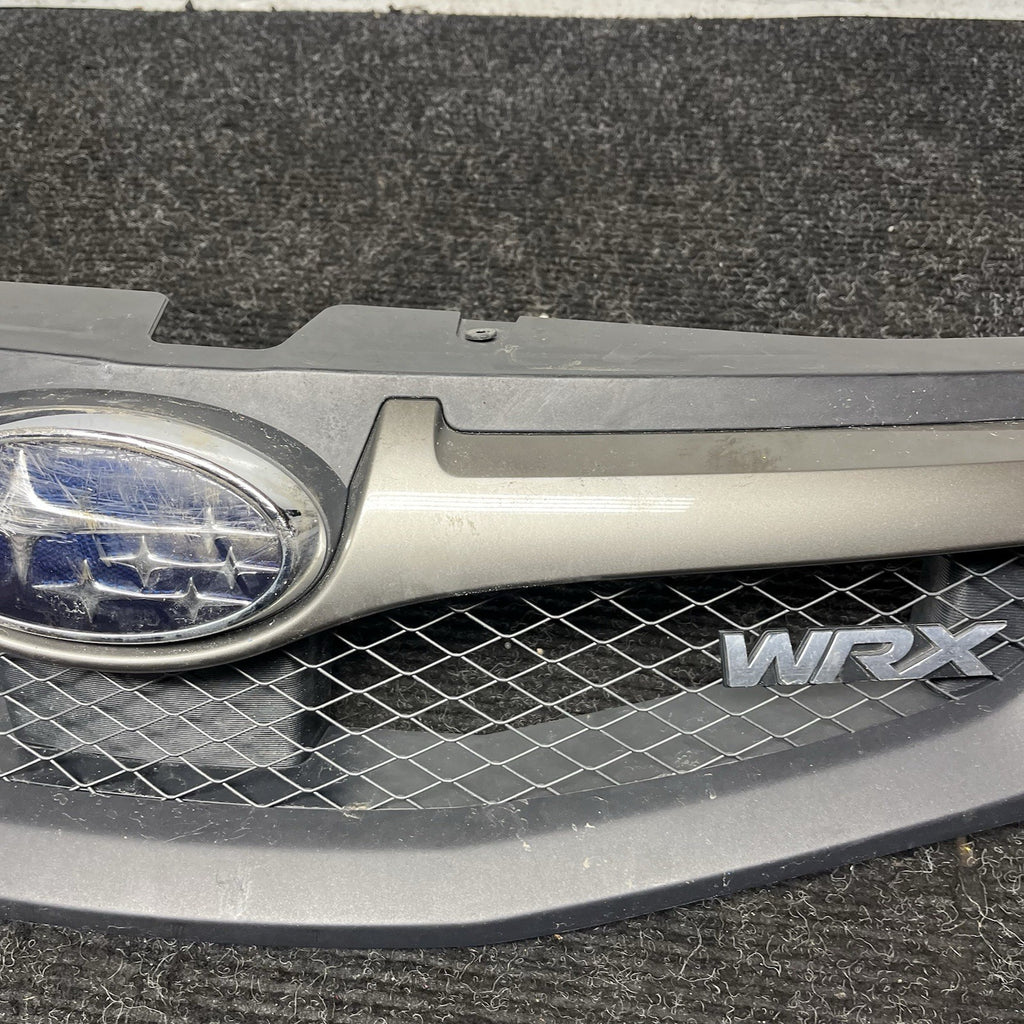 ☑️ OEM 2008-2012 Subaru Impreza WRX Gray Sport Grille Subaru Logo