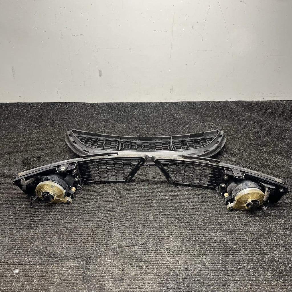 ☑️ 09-11 BMW 335I LOWER END FOG LIGHT GRILL GRILLE SET SEDAN M-SPORT