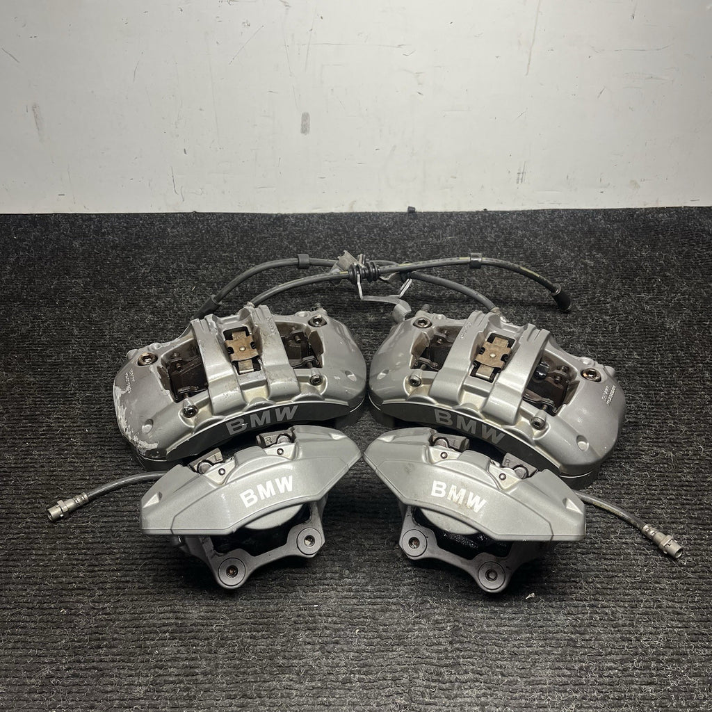 ☑️ 2008-13 BMW E88 E82 135i Front Rear Brake Calipers M-Sport Brembo Set OEM 89k