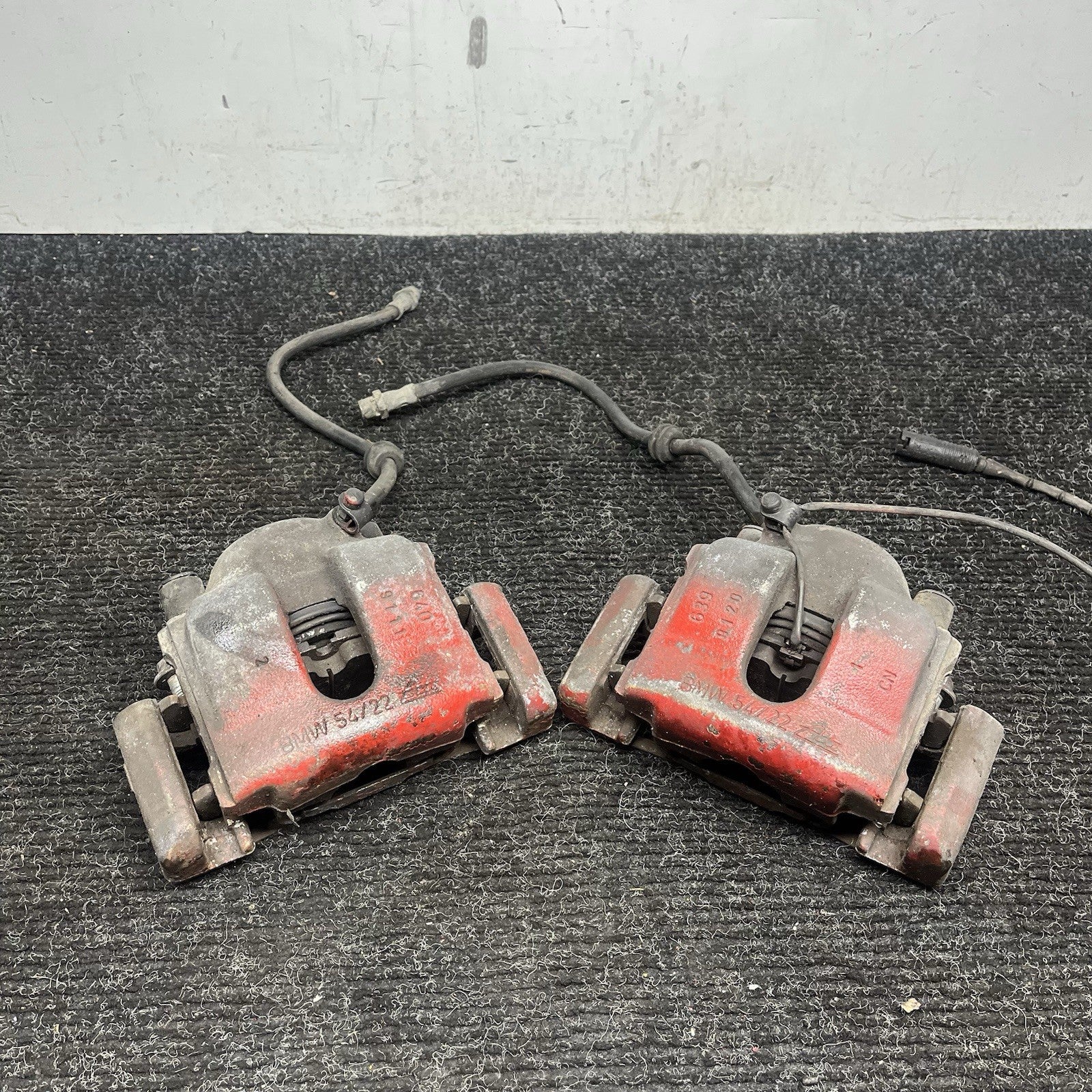 ☑️ 96-99 BMW E36 328iC CONVERTIBLE FRONT LEFT & RIGHT BRAKE CALIPER SET OEM