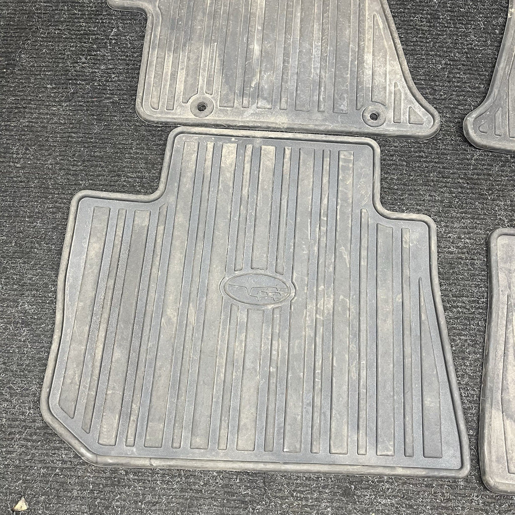☑️ SUBARU WRX STI 2.5L 2015 ALL WEATHER RUBBER FLOOR MAT SET J501SVA200 OEM