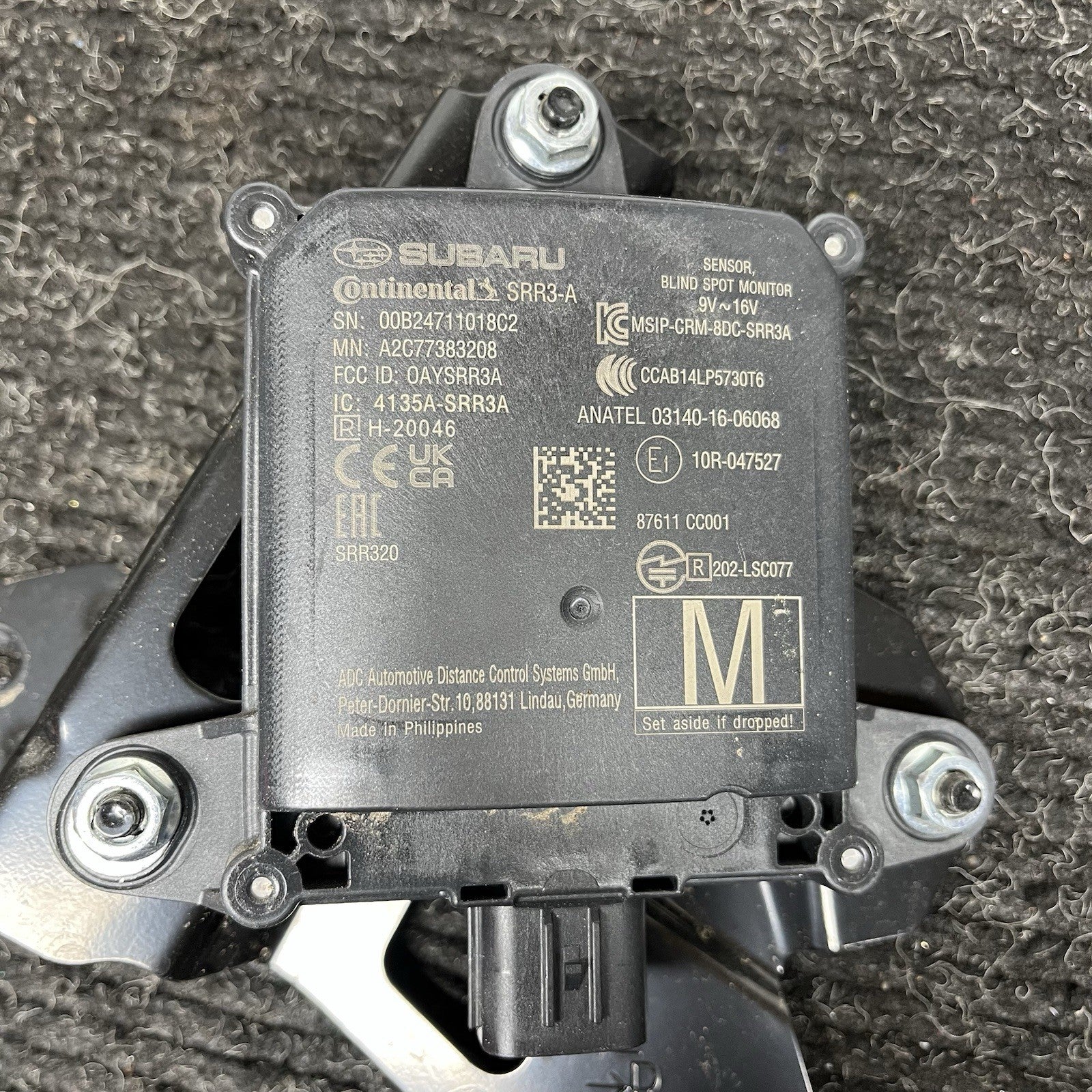 ☑️ OEM 22-23 Subaru BRZ Blind Spot Radar Unit Object Sensor Module 87611-CC001