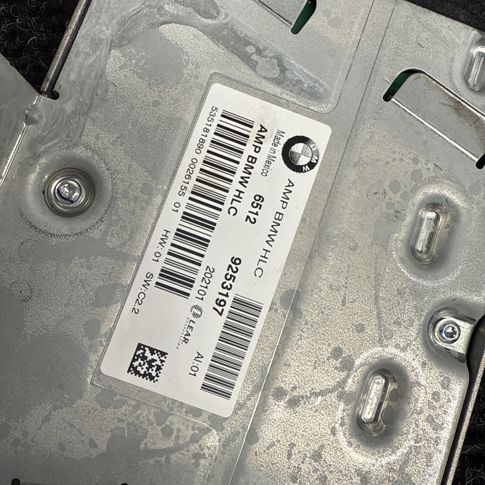 ☑️ 2012-2013 Bmw X5 Audio Hifi Amp Amplifier Control Module Computer 9253197