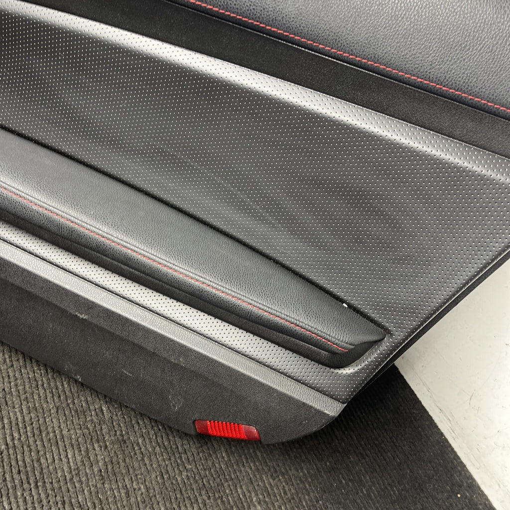 ☑️ 2013-2016 RH SCION FRS BRZ 86 OEM RED STITCHED DOOR PANELS SPEAKER ARM REST