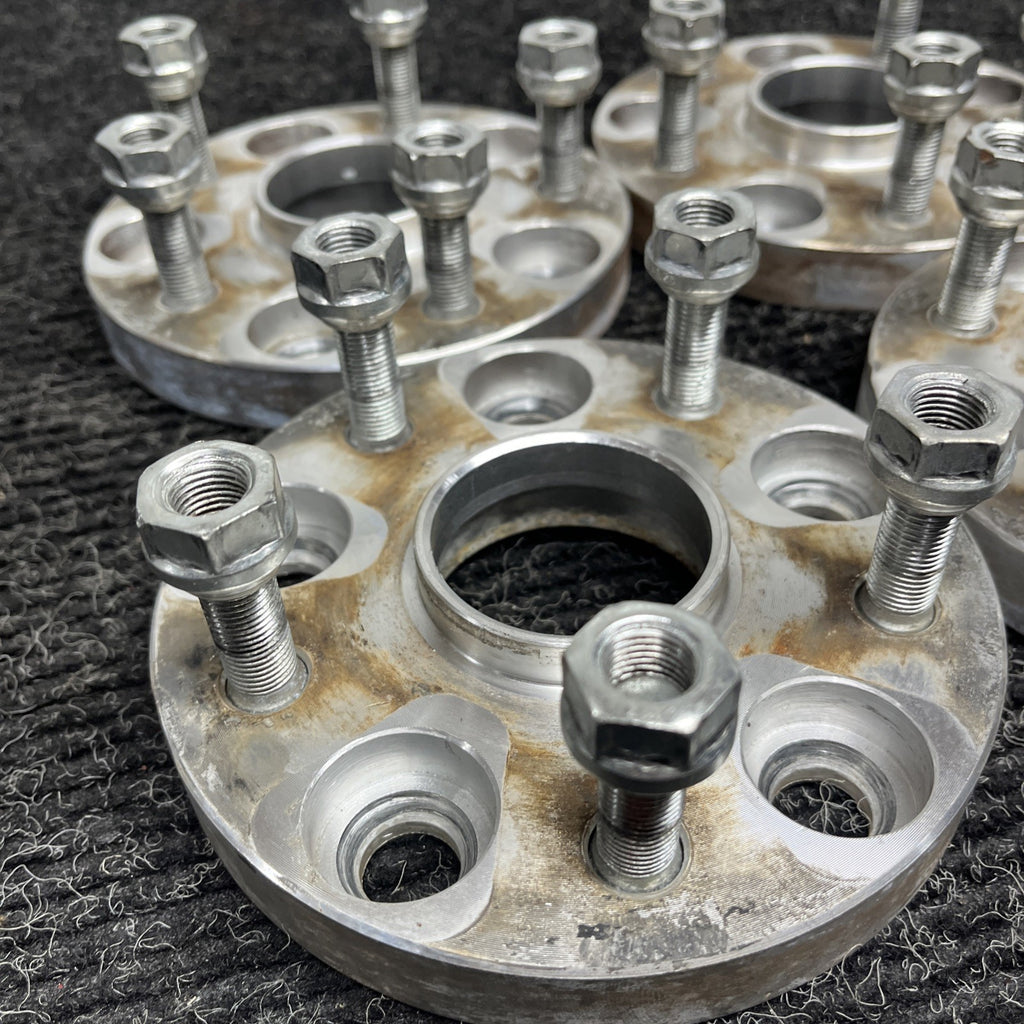 ☑️4x 20mm Black Hubcentric Wheel Spacers 5x100  BRZ impreza legacy Forester 86