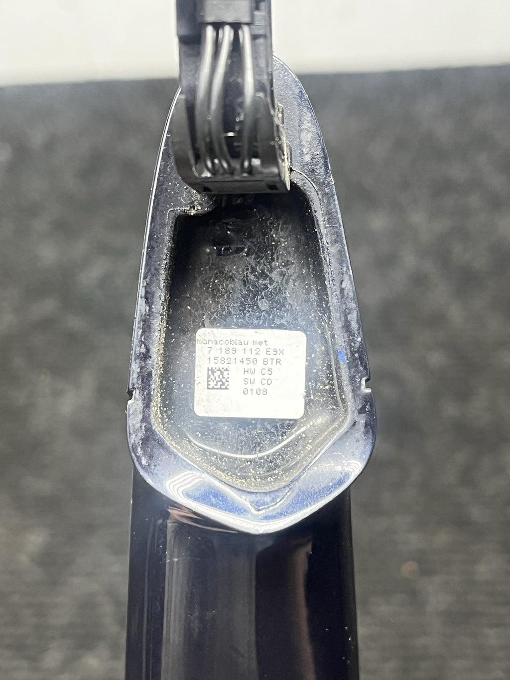 ☑️ 06-13 OEM BMW E90 E92 X5 X6 COMFORT ACCESS Front Right Pass Door Handle Blue