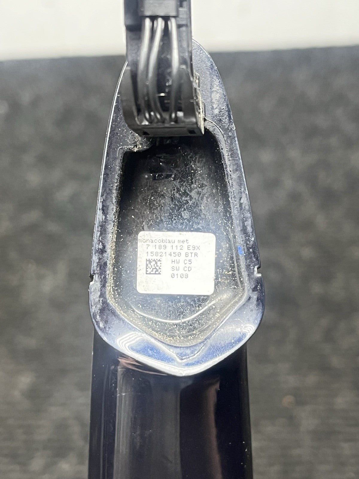 ☑️ 06-13 OEM BMW E90 E92 X5 X6 COMFORT ACCESS Front Right Pass Door Handle Blue