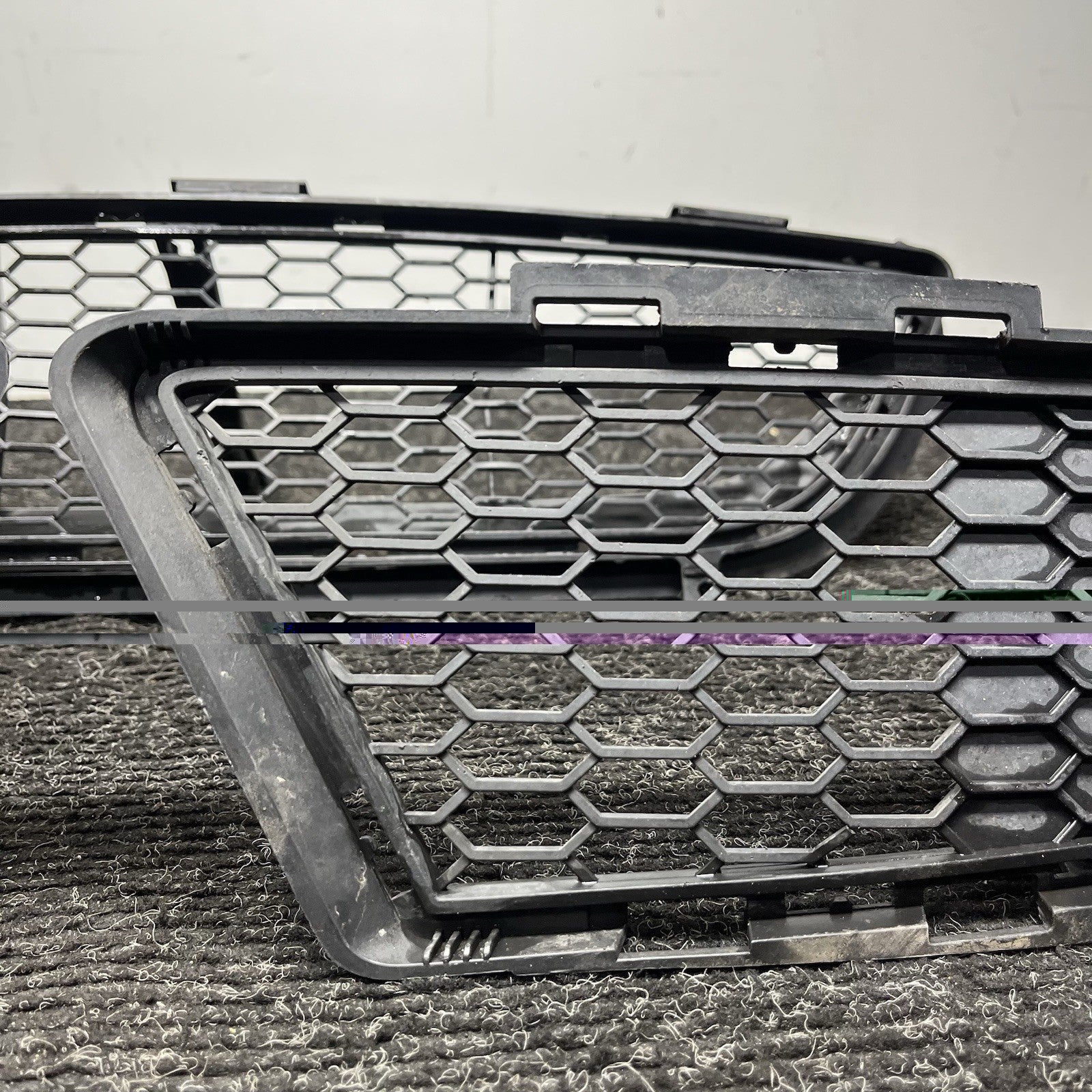 ☑️ 09-11 BMW 335I LOWER END FOG LIGHT GRILL GRILLE SET SEDAN M-SPORT