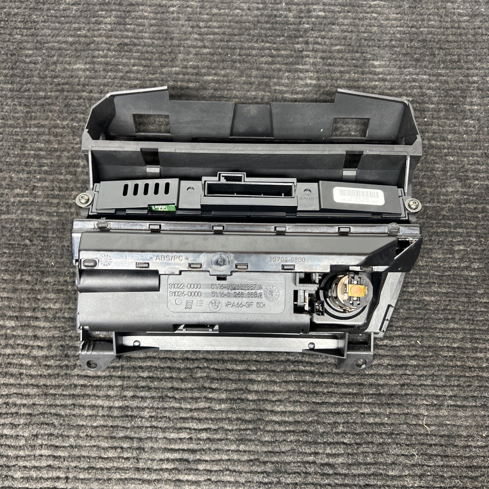 ☑️ 01-06 E46 BMW CONVERTIBLE FRONT ASHTRAY CENTER CONSOLE COMPARTMENTS COMPLETE