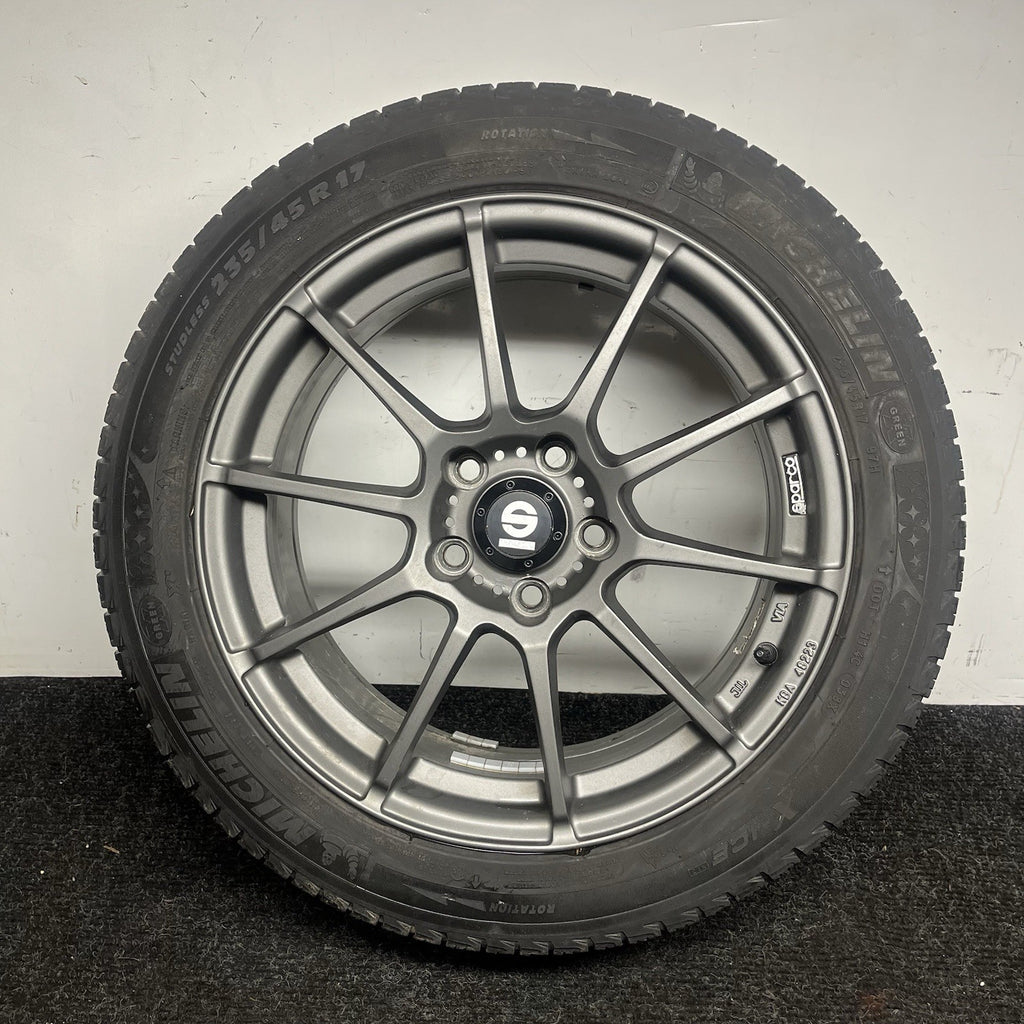 ☑️ Sparco OZ Racing Assetto Gara Wheel 17x7.5  ET45 5x100 Alloy Rim Gray