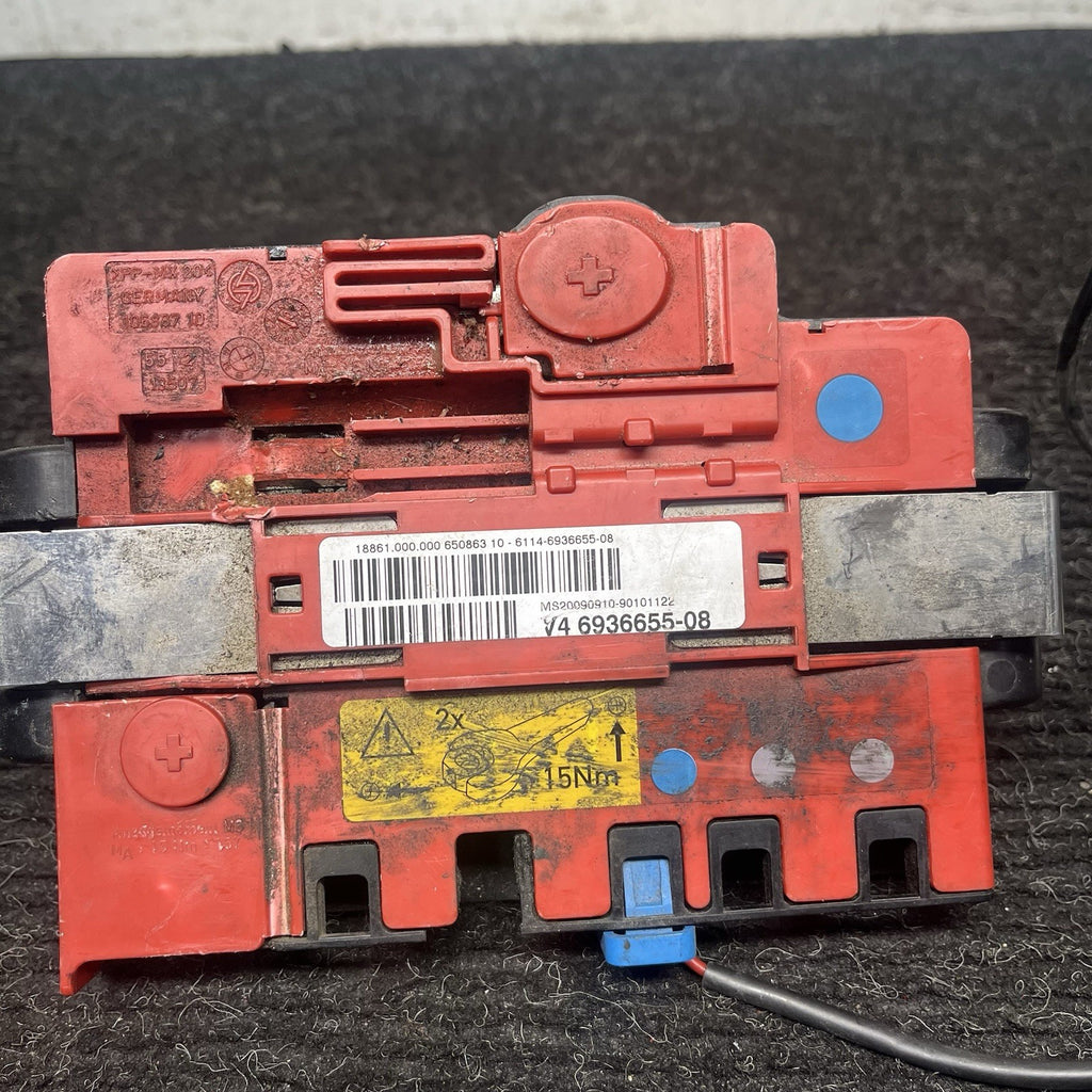 ☑️ 06-13 OEM BMW E92 E93 Battery Power Lead Junction Distribution Fuse Box