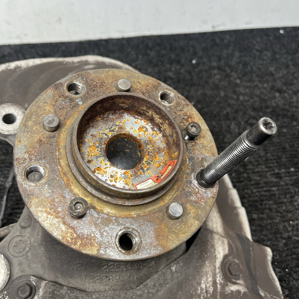 ☑️ 2008-2013 BMW E90 E92 M3 FRONT RIGHT PASSEN SPINDLE KNUCKLE WHEEL HUB BEARING