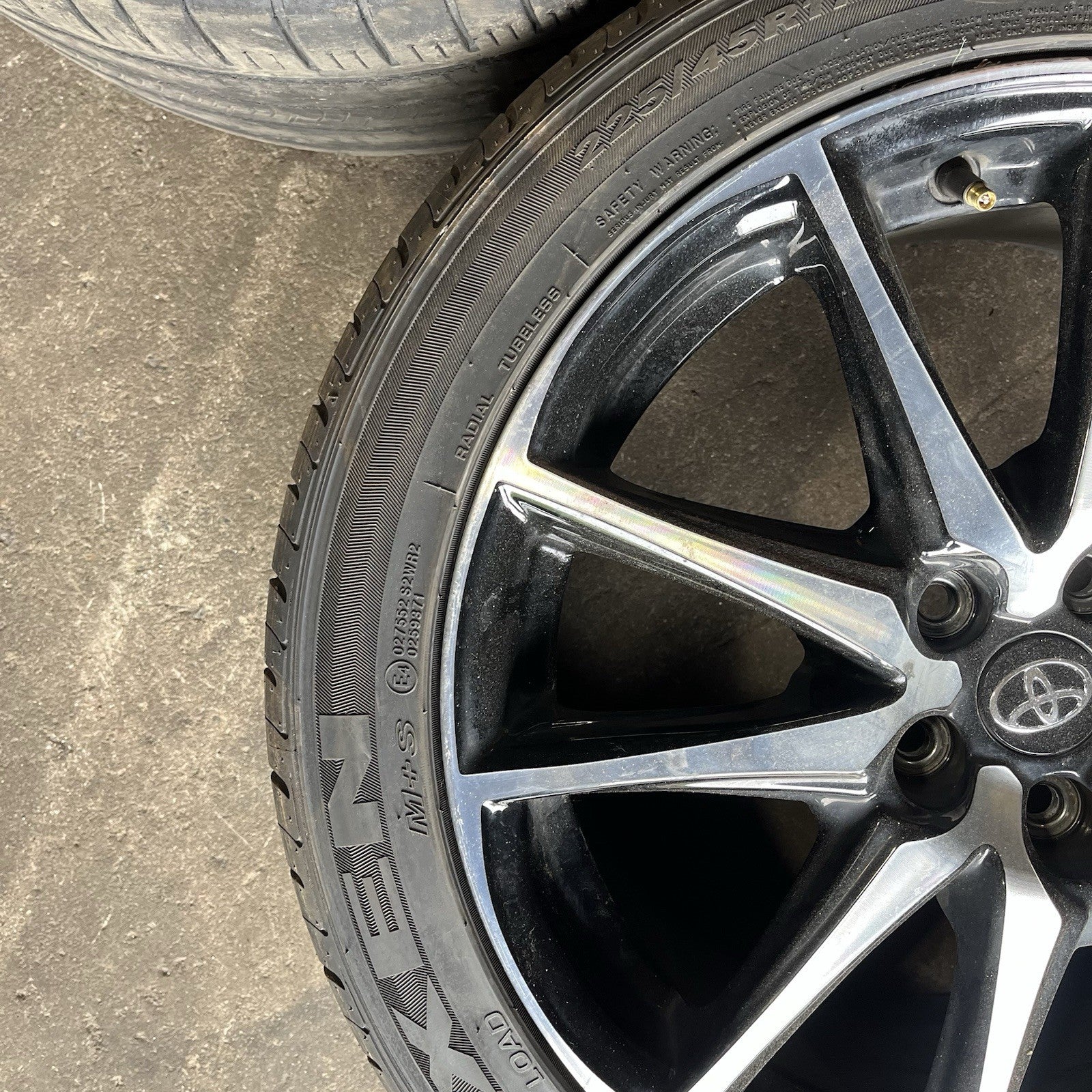 ☑️ 2022-26 Toyota GR86 Base Wheel Set Rim Tire 17” 17x7.5 +48 Offset Factory OEM