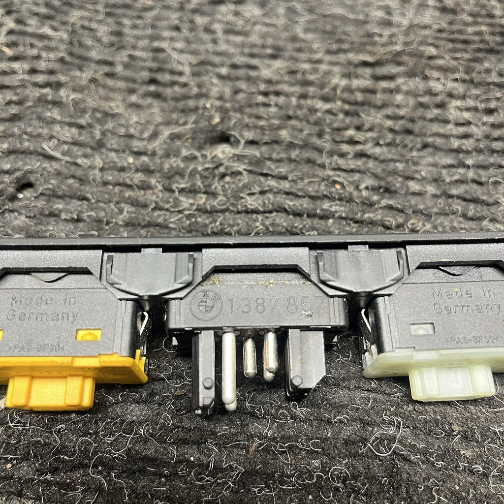 ☑️ OEM BMW 1387857 E36 Sedan Window Master Switch W/ Child Lock Driver Side M3