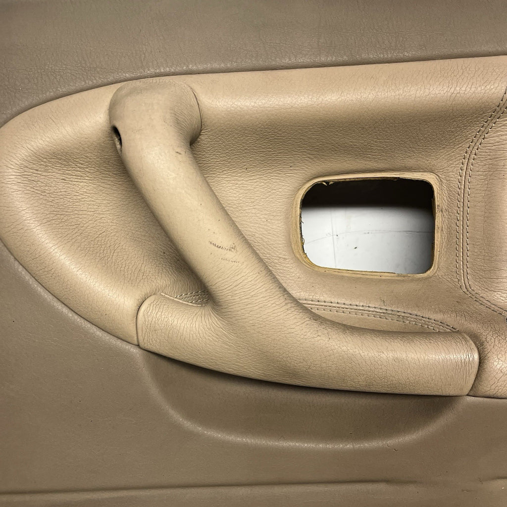 ☑️ 1994-99 BMW E36 PASSENGER SIDE DOOR PANEL RIGHT BEIGE CARD CONVERTIBLE COUPE