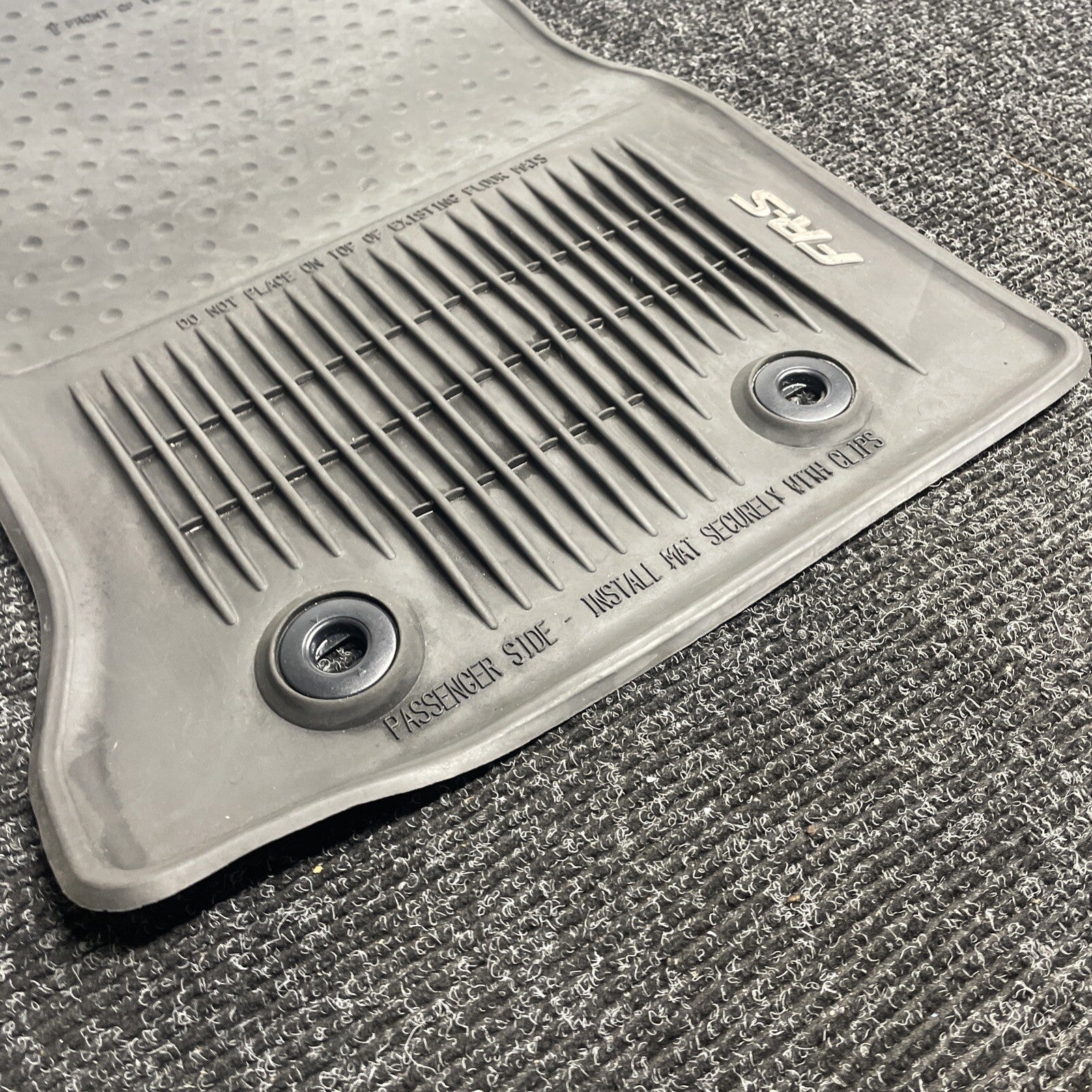 ☑️ 2013-2020 Scion FRS BRZ 86 Right RH Passenger Side Weather Floor Mat OEM