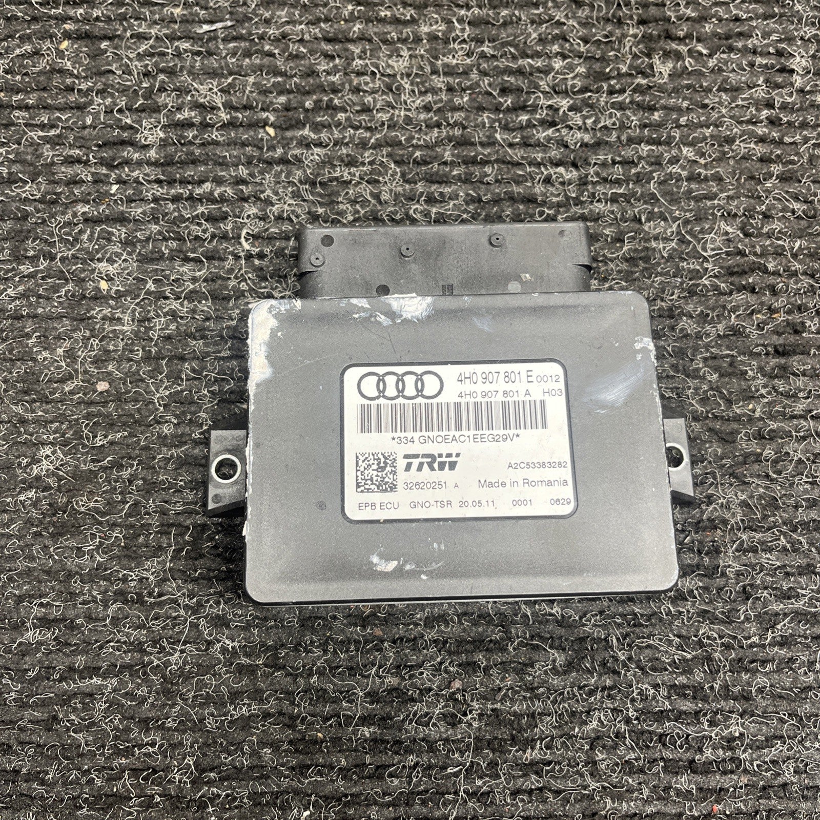☑️ 2012 - 2018 Audi A7 Rear Right  Parking Brake Control Module 4H0907801 OEM